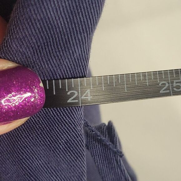 Long Tall Sally Navy Blue Button-Down Dress - Picture 14 of 16